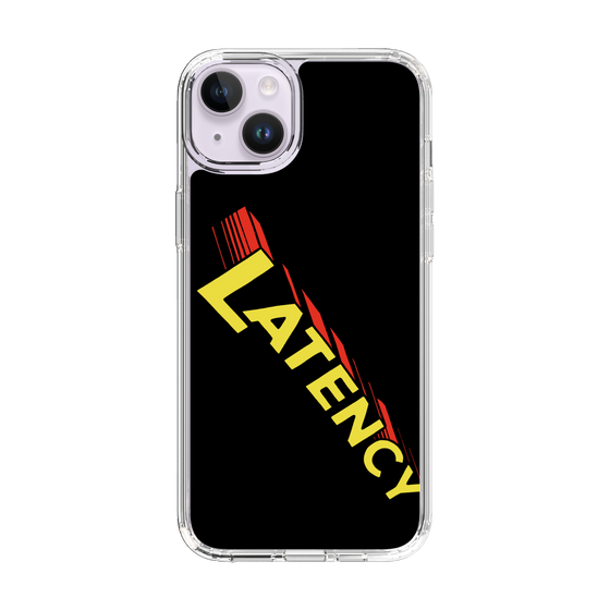 スリムプロテクションケース［ LATENCY - Rock logo - Black ］