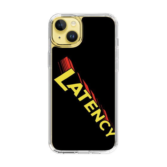 スリムプロテクションケース［ LATENCY - Rock logo - Black ］