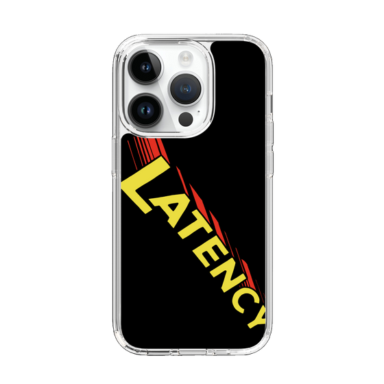 スリムプロテクションケース［ LATENCY - Rock logo - Black ］
