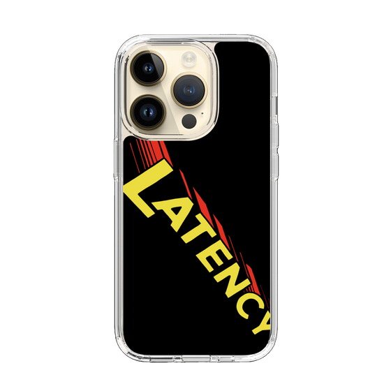 スリムプロテクションケース［ LATENCY - Rock logo - Black ］
