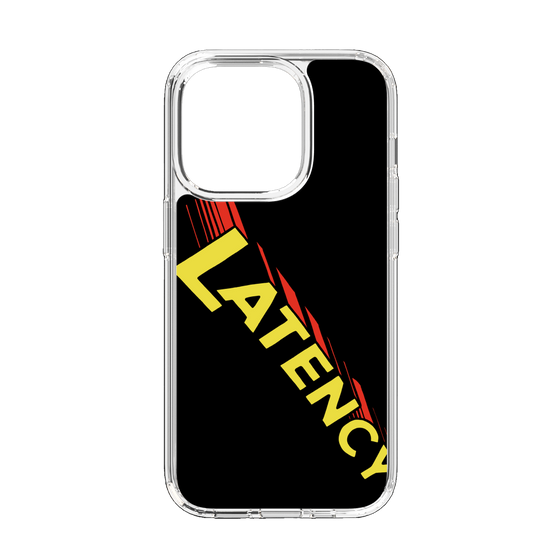 スリムプロテクションケース［ LATENCY - Rock logo - Black ］