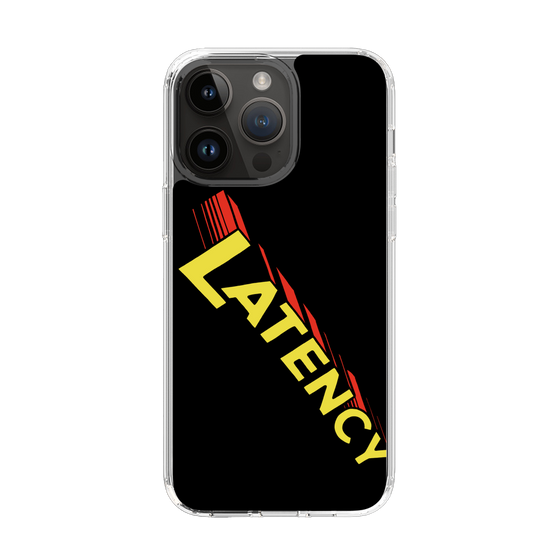 スリムプロテクションケース［ LATENCY - Rock logo - Black ］