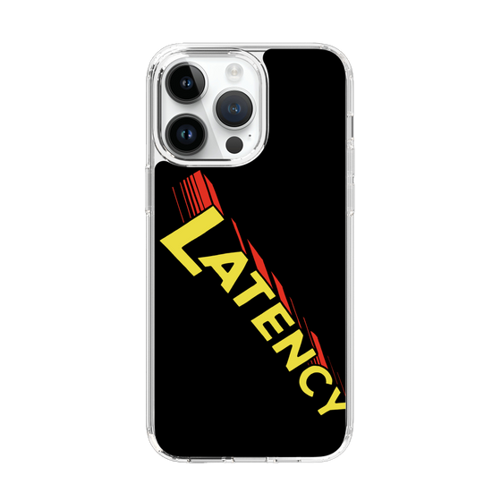 スリムプロテクションケース［ LATENCY - Rock logo - Black ］