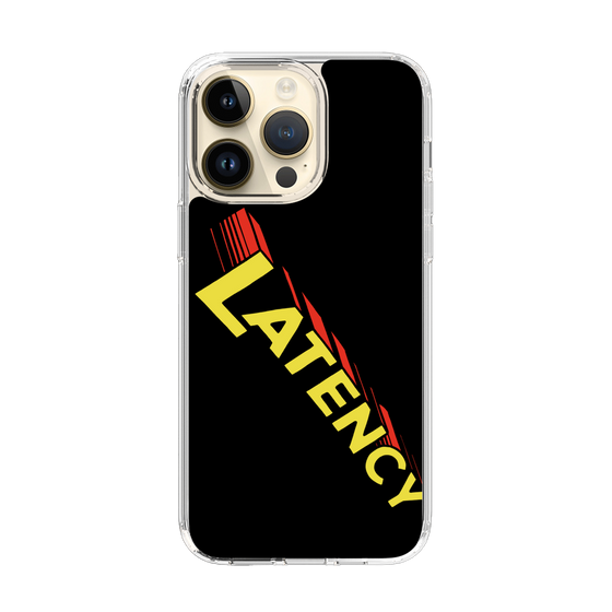 スリムプロテクションケース［ LATENCY - Rock logo - Black ］