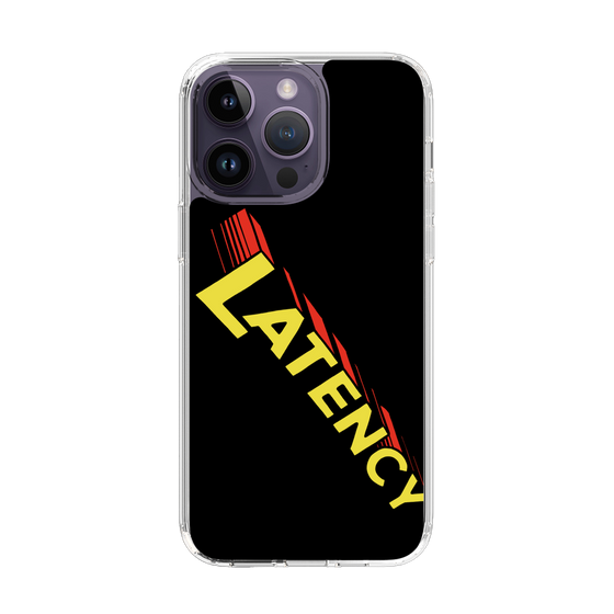スリムプロテクションケース［ LATENCY - Rock logo - Black ］