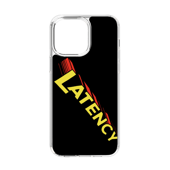 スリムプロテクションケース［ LATENCY - Rock logo - Black ］