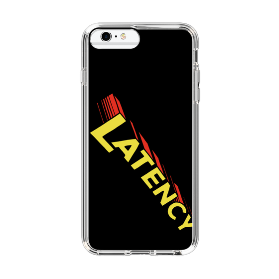 スリムプロテクションケース［ LATENCY - Rock logo - Black ］