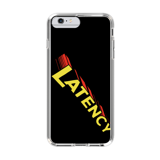 スリムプロテクションケース［ LATENCY - Rock logo - Black ］