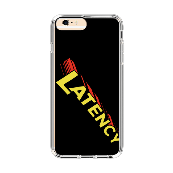 スリムプロテクションケース［ LATENCY - Rock logo - Black ］