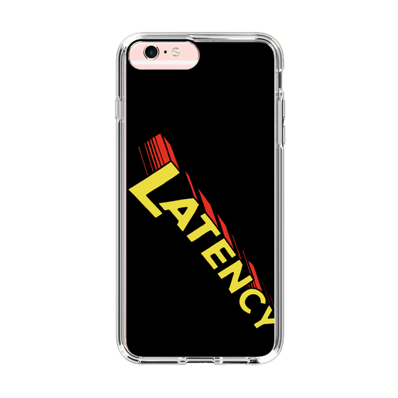 スリムプロテクションケース［ LATENCY - Rock logo - Black ］