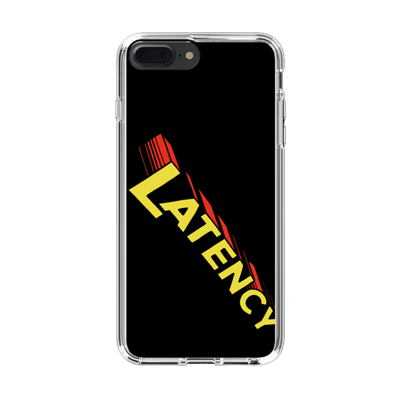 スリムプロテクションケース［ LATENCY - Rock logo - Black ］