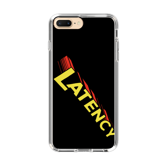 スリムプロテクションケース［ LATENCY - Rock logo - Black ］