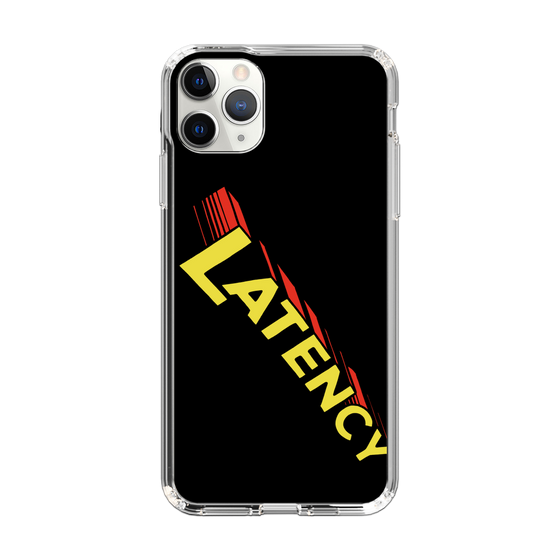 スリムプロテクションケース［ LATENCY - Rock logo - Black ］