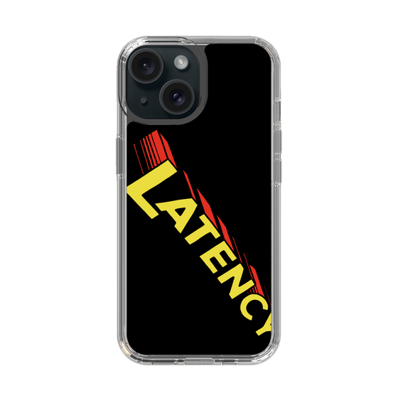 スリムプロテクションケース［ LATENCY - Rock logo - Black ］