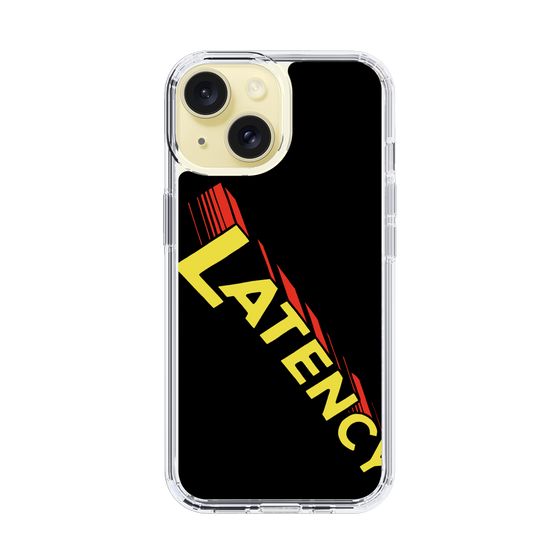 スリムプロテクションケース［ LATENCY - Rock logo - Black ］