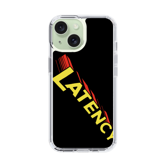 スリムプロテクションケース［ LATENCY - Rock logo - Black ］