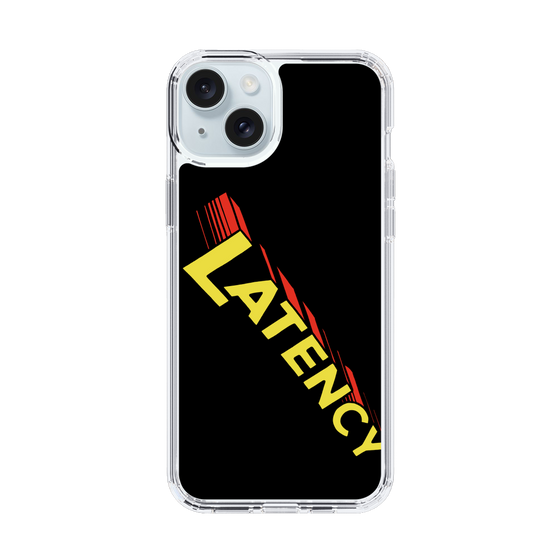 スリムプロテクションケース［ LATENCY - Rock logo - Black ］