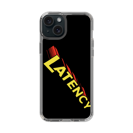 スリムプロテクションケース［ LATENCY - Rock logo - Black ］
