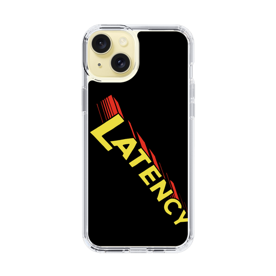 スリムプロテクションケース［ LATENCY - Rock logo - Black ］