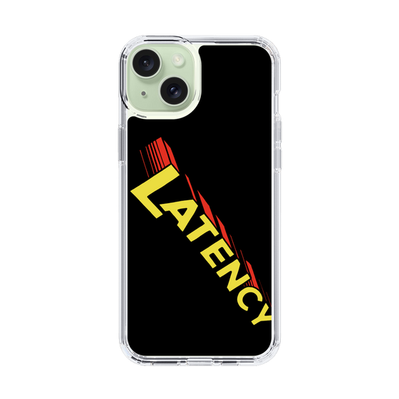 スリムプロテクションケース［ LATENCY - Rock logo - Black ］