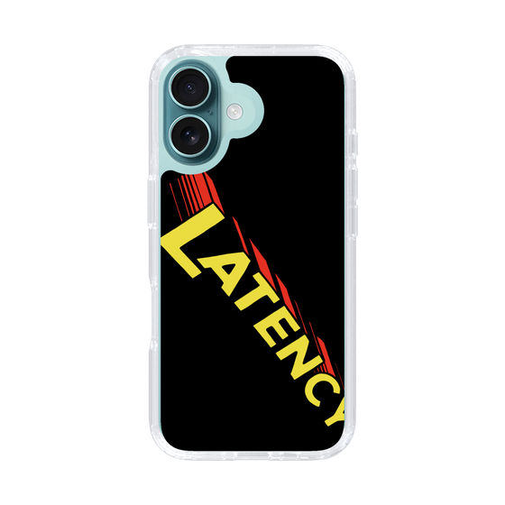 スリムプロテクションケース［ LATENCY - Rock logo - Black ］