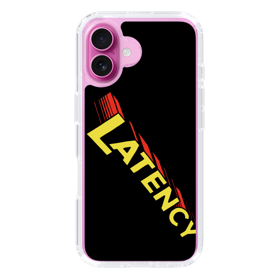 スリムプロテクションケース［ LATENCY - Rock logo - Black ］