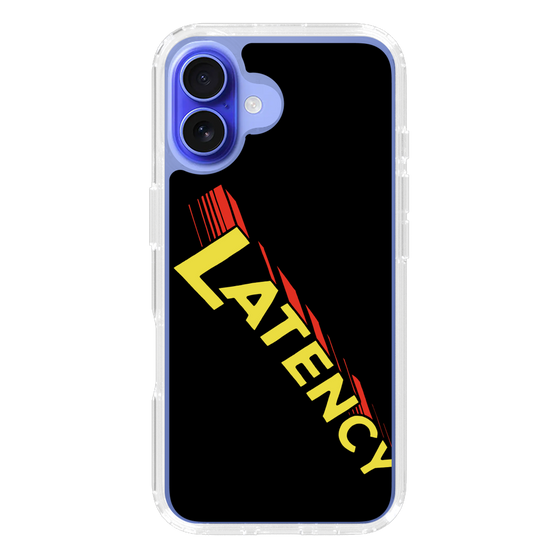 スリムプロテクションケース［ LATENCY - Rock logo - Black ］