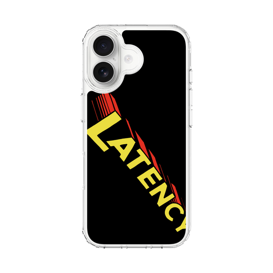 スリムプロテクションケース［ LATENCY - Rock logo - Black ］