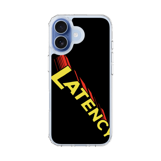スリムプロテクションケース［ LATENCY - Rock logo - Black ］