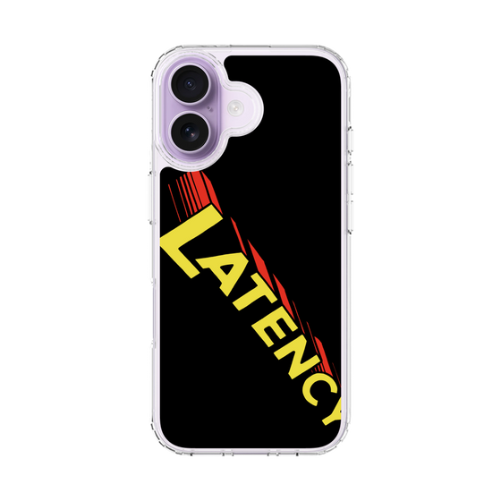 スリムプロテクションケース［ LATENCY - Rock logo - Black ］