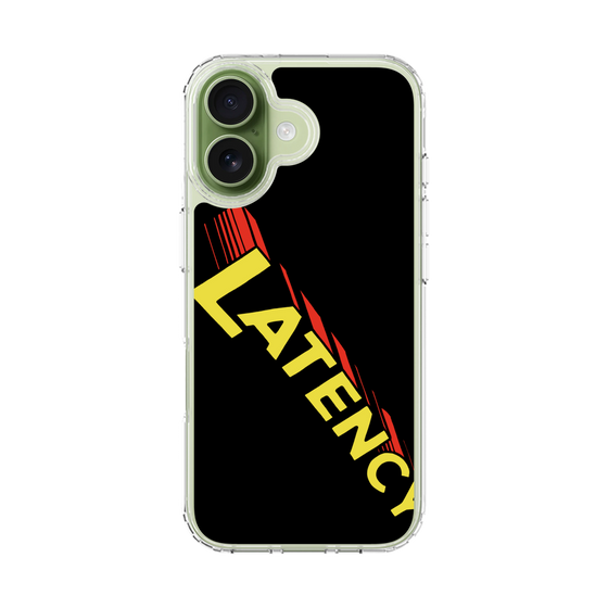 スリムプロテクションケース［ LATENCY - Rock logo - Black ］