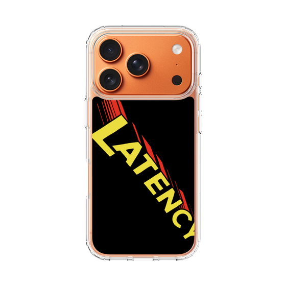スリムプロテクションケース［ LATENCY - Rock logo - Black ］