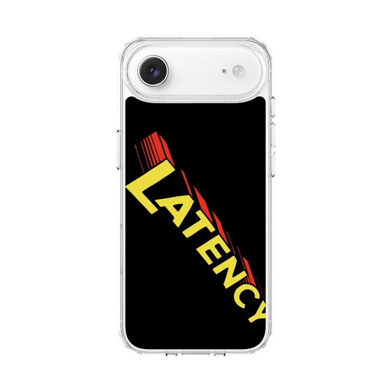 スリムプロテクションケース［ LATENCY - Rock logo - Black ］