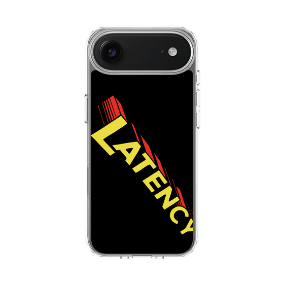 スリムプロテクションケース［ LATENCY - Rock logo - Black ］