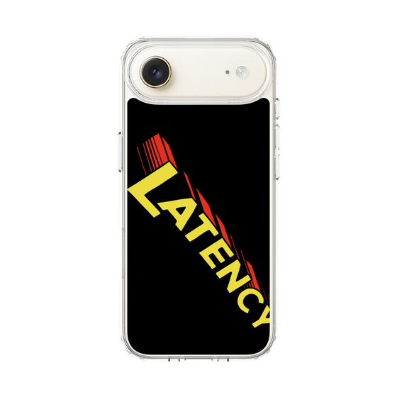 スリムプロテクションケース［ LATENCY - Rock logo - Black ］