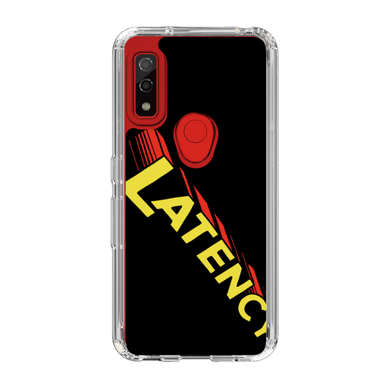 スリムプロテクションケース［ LATENCY - Rock logo - Black ］