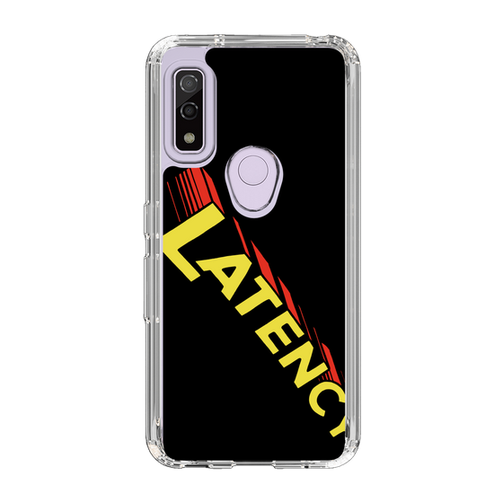 スリムプロテクションケース［ LATENCY - Rock logo - Black ］