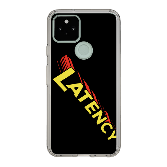 スリムプロテクションケース［ LATENCY - Rock logo - Black ］