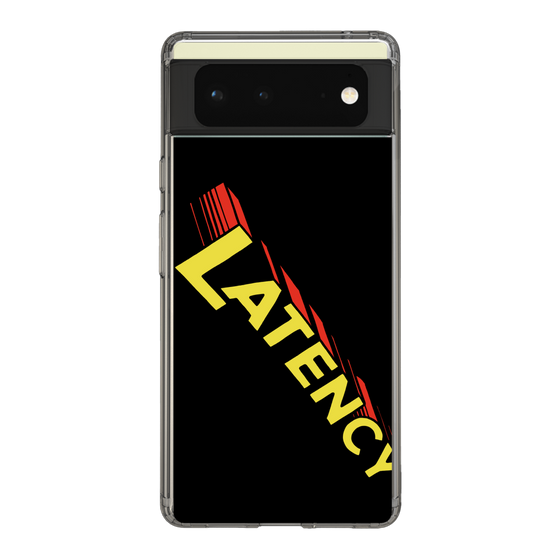 スリムプロテクションケース［ LATENCY - Rock logo - Black ］
