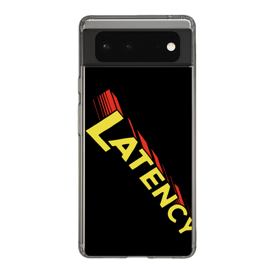 スリムプロテクションケース［ LATENCY - Rock logo - Black ］