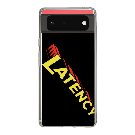 スリムプロテクションケース［ LATENCY - Rock logo - Black ］