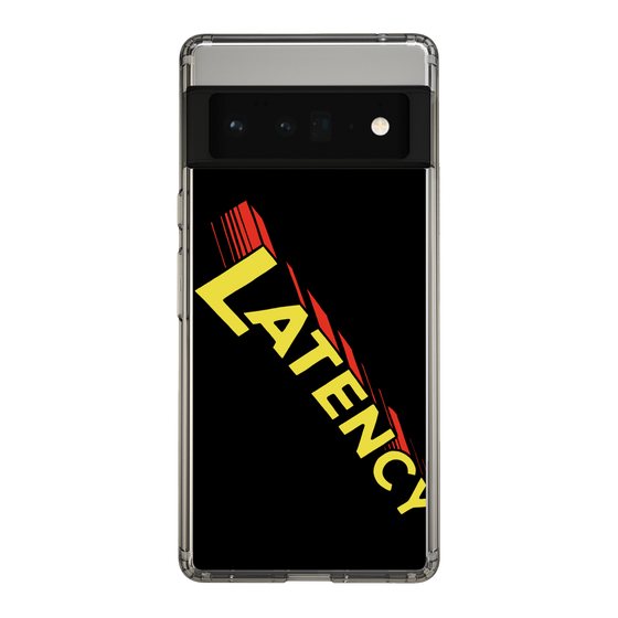 スリムプロテクションケース［ LATENCY - Rock logo - Black ］