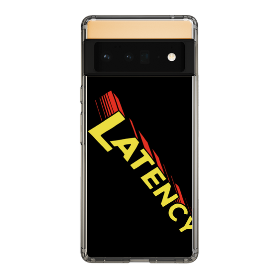 スリムプロテクションケース［ LATENCY - Rock logo - Black ］