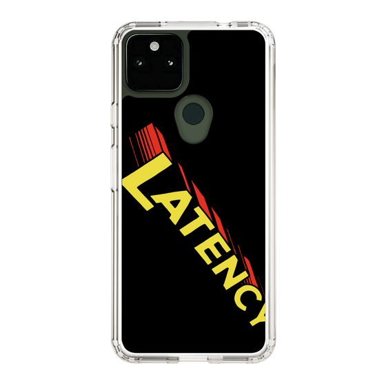 スリムプロテクションケース［ LATENCY - Rock logo - Black ］