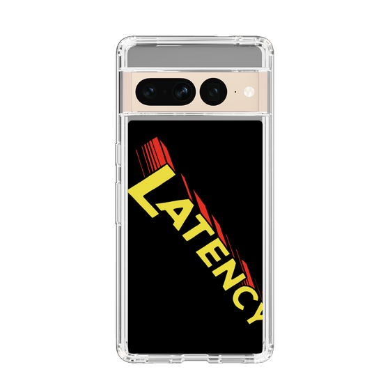スリムプロテクションケース［ LATENCY - Rock logo - Black ］