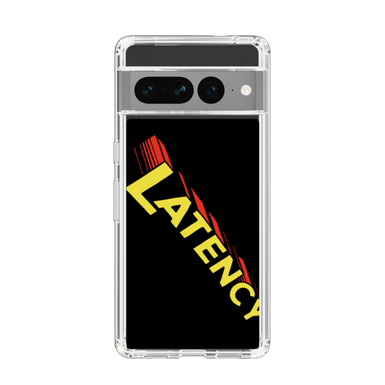 スリムプロテクションケース［ LATENCY - Rock logo - Black ］