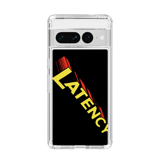 スリムプロテクションケース［ LATENCY - Rock logo - Black ］
