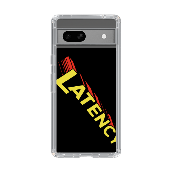 スリムプロテクションケース［ LATENCY - Rock logo - Black ］