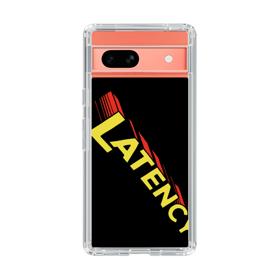 スリムプロテクションケース［ LATENCY - Rock logo - Black ］
