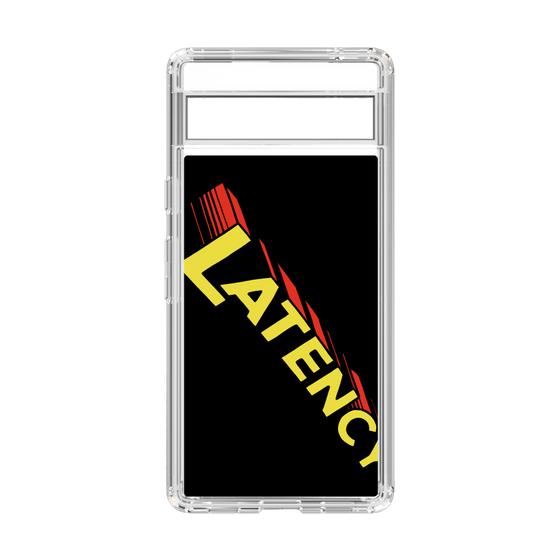 スリムプロテクションケース［ LATENCY - Rock logo - Black ］